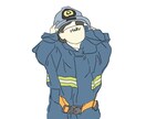 イラスト描きます お大切な写真をゆるっとイラストにします イメージ1