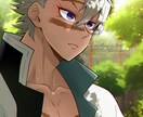 キャラクターイラスト制作請け負います ぱきっとした線画とアニメ塗り！BLやNSFWも対応可能！ イメージ3