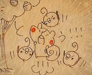 可愛い動物達の手描きボールペンイラストを描きます ボールペンで描く手描きで可愛い動物達 イメージ10
