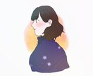 横顔シンプル似顔絵かきます SNSのアイコンに！あの人へのプレゼントに添えたり！ イメージ1