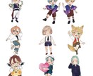 SNSアイコンやSDキャラクターイラスト制作します 衣装デザインやSDキャラ制作もお任せ！可愛いを形にします。 イメージ5