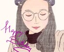 あなたのお気に入りのお写真をイラスト化します インスタなどsnsのアイコン用や、大事な記念日の思い出に♡ イメージ3