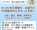 Kindle漫画代行出版・記念出版致します 取材形式で漫画作成。あなただけのオリジナルの１冊を提供します イメージ4