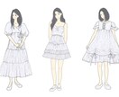 かわいいデザインをつくります ファッションを学ぶ服飾学生だった会社員がデザインを作ります。 イメージ2