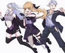 全身立ち絵描きます 立ち絵、TRPG立ち絵、単色立ち絵etc… イメージ3