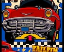 レトロポスター風に車の絵を描きます レトロポスター風に愛車お描きします! イメージ2