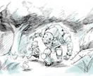 あまりない絵柄!?1枚絵描きます 貴方だけのイラストはいかがですかな? イメージ4