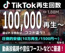 TikTok再生+100,000回増やします 安全・高品質・最短即日で再生数爆増！ イメージ1
