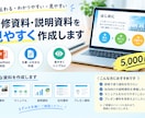 研修・説明資料を見やすく作成します PowerPointで伝わりやすい資料に仕上げます イメージ2