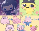 イラストのオーダーメイドをいたします イラストを描きます！ちびキャラから等身高めまで対応します！ イメージ4