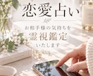 恋愛お悩み霊視占い お相手様を視させていただきます 気持ち。相性。その方の性質。嘘をついているか イメージ1