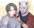 繊細な厚塗りで目を引く一枚絵作成します アイコンや配信背景、MVイラストに。無料オプションも豊富 イメージ5