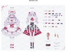 オリジナルのLive2Dモデル制作いたします デザインからモデリングまで　Vtubestubio対応 イメージ8
