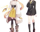 可愛い立ち絵描きます キービジュアルにも！？あなたの立ち絵作成します！ イメージ1