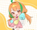 商用利用OK！かわいいミニキャラアイコン制作します 【初回限定価格】グッズ･立ち絵･SDキャラ対応！ イメージ4
