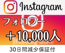 インスタのフォロワー 10,000人増加します いいね/リール再生数増加 にも対応可 イメージ1
