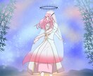 綺麗系ファンタジーな女の子を描きます あなたの好みのモチーフをかわいい女の子にデザイン！ イメージ10