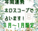 タロットカードのホロスコープで年間運勢を占います 1年の運勢をお届けします！オラクルカードによるアドバイス付！ イメージ1