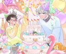 イラストお作りします 挿絵、表紙イラストetc…用途にあわせて対応致します！ イメージ2