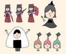 季節イベントのイラストをゆるかわタッチで作成します 最短即日＊ゆるかわいい＊似顔絵やペットも＊シンプルシュール イメージ8