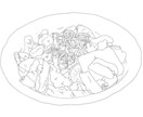 あなたの料理、味のあるイラストにします メニューや自身のアイテムに自分だけのイラストを入れたい方へ イメージ3
