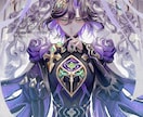キラキラした豪華な印象の一枚絵を描きます 誕生日イラストや表紙、MVイラストなど幅広く対応いたします イメージ4