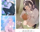 透明感塗りイラスト丁寧に描きます 丁寧なヒアリングであなたの理想を具現化します♪ イメージ1
