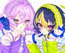 ちゅるちゅるでかわいいイラスト制作致します 歌ってみたのサムネや一枚絵等お描きします。 イメージ1