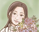 雰囲気を捉えた可愛い似顔絵アイコン作成します お写真を元に貴方のオリジナルアイコンを作成します。 イメージ2