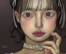 リアルで可愛い女の子のイラストを手描きで作成します 高クオリティ！アイコン、グッズ、サムネ、似顔絵などに！ イメージ1
