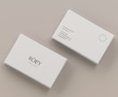 ミニマルでお洒落な名刺orショップカード作ります 一瞬で惹きつける、品のあるデザインを。 イメージ2