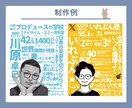 タイポグラフィ風画像を制作します SNSの滞在時間をUPするプロフィール画像 イメージ3