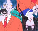 歌ってみたのサムネイルイラストを描きます 模写からオリジナル構図まで！様々な系統のイラストを描きます。 イメージ1