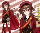 女性キャラクター専用】魅力的な立ち絵を描きます TRPGや歌い手を始めたい方にお手頃な値段で立ち絵制作します イメージ3