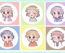 最短納品即日✎ナチュラルミニキャラアイコン描きます ナチュラルかわいい！アイコンをかわいくしたい方へ！ イメージ1