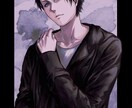 厚塗りでクールなイラスト作成いたします SNS用アイコン・ヘッダー・一枚絵などに！ イメージ4