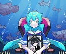 商用可・修正無制限◎エモい背景とキャラ描きます オリジナル楽曲のMVにあなただけの世界観を イメージ3
