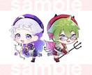 SD(デフォルメ)イラスト承ります 最短3日納品！アニメ塗りのかわいいデフォルメ制作します♪ イメージ6