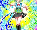 AdobeIllustratorでイラスト描きます 鮮やかな色彩とハッキリした線画で印象に残る一枚を制作します。 イメージ4