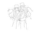 お写真を元に雰囲気のある線画をお描きします 線画/シンプル/白黒/シック/雰囲気 イメージ2