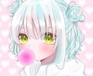 パッと目を惹くアイコン描きます 可愛らしいアイコンで一味違うアカウントを作りましょう！ イメージ1