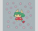 デフォルメイラストを作成します シンプルなダーク/メルヘンなイラストをお求めの方へ イメージ1