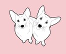最短即日納品！シンプルな白黒似顔絵描きます 全身OK！写真を元に作成いたします！ イメージ6