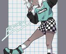 ポップな等身イラスト描きます あなたのキャラクターをポップでおしゃれに仕上げます イメージ2