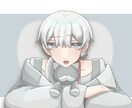 商用利用可！儚げふわっと一枚絵描きます SNSアイコン、グッズ化、動画利用などにいかがでしょう？ イメージ2