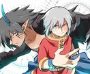 魂を入れる可愛いキャラデザします アニメ塗りでできます！可愛い元気なキャラ得意です！ イメージ4