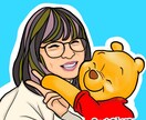 おしゃれポップな似顔絵アイコン描きます 目立つアイコン間違いなし！お写真から作成致します。 イメージ5