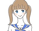 ゆるふわ女の子のSNSアイコン描きます 親しみやすい、ゆるっと可愛いタッチで描きます イメージ3