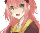 SNS用アイコンをバストアップで描きます 透明感のある女の子を描くのが得意です！ イメージ2