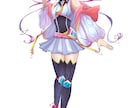 女性向けゲーム風キャラクター立ち絵描きます パーツ分けも可能！TRPGやVTuber等で使える立ち絵 イメージ7